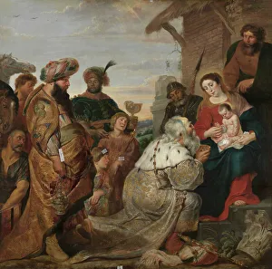 Magi Prints: The Adoration of the Magi, 1620. Creator: Cornelis de Vos