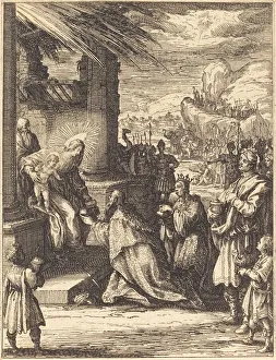 Beit Lehem Prints: The Adoration of the Magi, 1623 / 1628. Creator: Jacques Callot