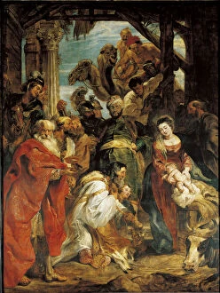 Images Dated 20th November 2013: The Adoration of the Magi, 1624. Artist: Rubens, Pieter Paul (1577-1640)