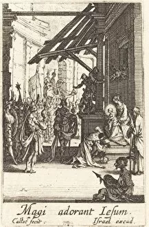 Adoration Gallery: The Adoration of the Magi, in or after 1630. Creator: Jacques Callot