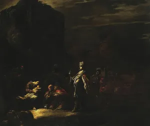 Visiting Prints: Adoration of the Magi, 1639. Creator: Leonard Bramer