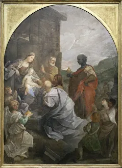 Adoration of the Magi, 1642. Creator: Guido Reni (Italian, 1575-1642)