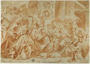 Coating Prints: Adoration of the Magi, 17th century
