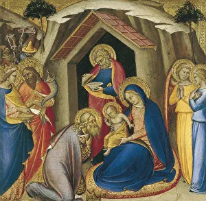 The Adoration of the Magi. Artist: Luca di Tomme (c. 1330-1389) The Adoration of the Magi. Artist: Luca di Tomme (c. 1330-1389)
