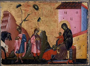 Three Magi Prints: The Adoration of the Magi, c. 1280. Artist: Guido da Siena (active between 1260 and 1290)
