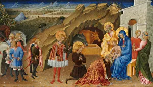 Giovanni Dal Poggio Prints: The Adoration of the Magi, c. 1450. Creator: Giovanni di Paolo