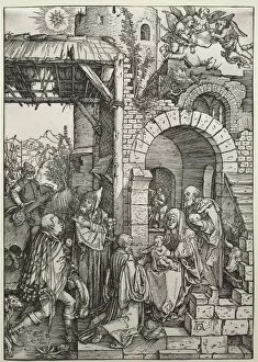 Early 16th Century Gallery: The Adoration of the Magi, c. 1501-1503. Creator: Albrecht Dürer (German, 1471-1528)