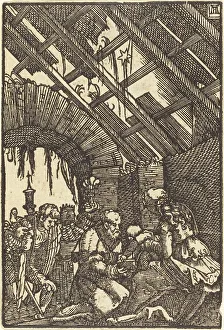 Altdorfer Albrecht Prints: The Adoration of the Magi, c. 1513. Creator: Albrecht Altdorfer