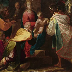 The Adoration of the Magi, c. 1600. Creator: Pier Francesco Mazzucchelli