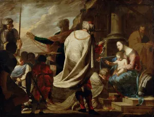 Adoration of the Magi, c. 1640. Artist: Cavallino, Bernardo (1616-1656) Adoration of the Magi, c. 1640. Artist: Cavallino, Bernardo (1616-1656)