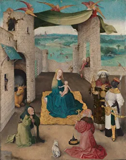Balthasar Prints: The Adoration of the Magi, c1475. Creator: Bosch; Hieronymus (c. 1450-1516)
