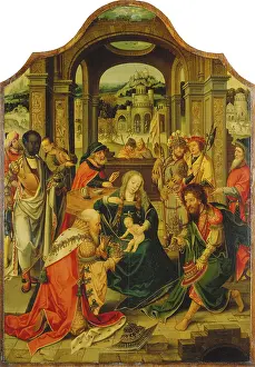 Devotion Prints: The Adoration of the Magi, c1517-1520. Creator: Master of the Von Groote Adoration