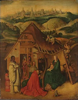 Jheronimus Bosch Prints: The Adoration of the Magi, c.1600-c.1650. Creator: Unknown