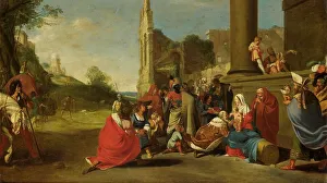 Bartholomeus Breenbergh Prints: The Adoration of the Magi, c.1640-c.1650. Creator: Bartholomeus Breenbergh (circle of)