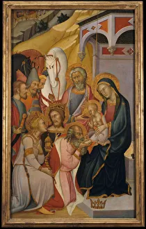 Magi Prints: The Adoration of the Magi, ca. 1390. Creator: Bartolo di Fredi