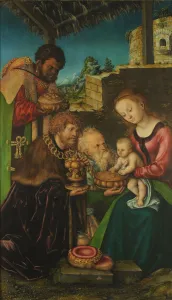 Three Magi Prints: The Adoration of the Magi, ca 1515