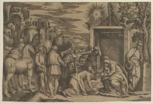 Gift Prints: The Adoration of the Magi. Creator: Attributed to Monogrammist 9 (Italian)
