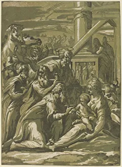 The Adoration of the Magi. Creator: Giuseppe Nicola Rossigliani