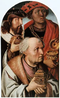 The Adoration of the Magi (detail), 15th century