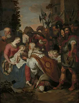 Incense Prints: The Adoration of the Magi, early-mid 17th century. Creator: Artus Wolfordt