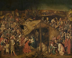 The Adoration of the Magi, First third of 17th cen.. Artist: Brueghel, Pieter, the Younger (1564-1638)