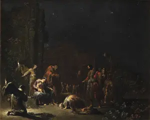 Magi Prints: The Adoration of the Magi, Mid of 17th century. Creator: Bramer, Leonaert (1596-1674)