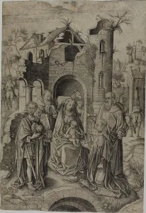 Beit Lehem Prints: The Adoration of the Magi, n.d. Creator: Master IAM of Zwolle