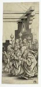 Brush Drawing Prints: Adoration of the Magi, n.d. Creator: Studio of Hans Burgkmair, the elder German