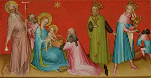 The Adoration of the Magi with Saint Anthony Abbot, about 1410-1420. Creator: Unknown
