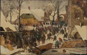 Balthasar Prints: The Adoration of the Magi in the Snow