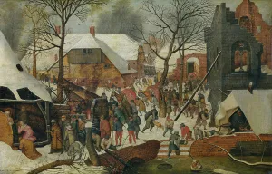 Magi Prints: The Adoration of the Magi in the Snow, c1580-1630. Creator: Pieter Brueghel the Younger