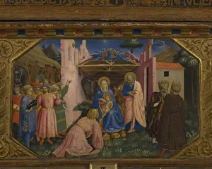 Fra Giovanni Prints: The Adoration of the Magi (The Annunciation retable with 5 Predella scenes)