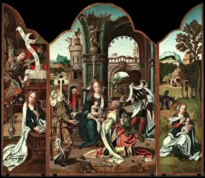 Magi Prints: The Adoration of the Magi (Triptych)
