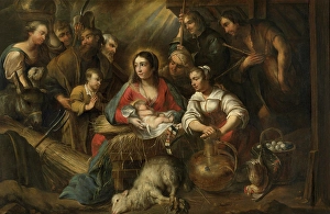 Bethlehem Prints: The Adoration of the Sheperds. Creator: Jan Cossiers