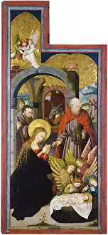 Manger Prints: The Adoration of the Sheperds (Interior left wing), 1515. Creator: Anon