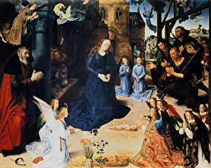 Nativity Prints: Adoration of the Shepherd, 1476-1479. Artist: Hugo van der Goes