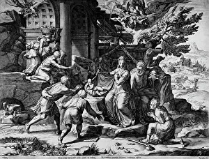 The Adoration of the Shepherds, 1569. Creator: Cornelis Cort