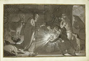Newborn Prints: Adoration of the Shepherds, 1624. Creator: Gerard ter Borch I