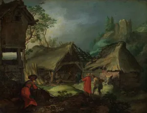 Manger Prints: The Adoration of the Shepherds, 1628. Creator: Abraham Bloemaert