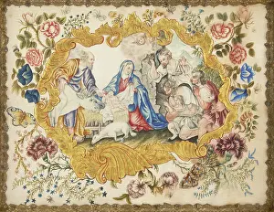 Adoration of the Shepherds, 18th century. Creator: Unknown