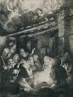 J Bibby And Sons Gallery: The Adoration of the Shepherds, 1922. Creator: Alphonse Legros