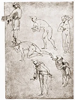 Adoration of the Shepherds, c1478-1480. Artist: Leonardo da Vinci Adoration of the Shepherds, c1478-1480. Artist: Leonardo da Vinci