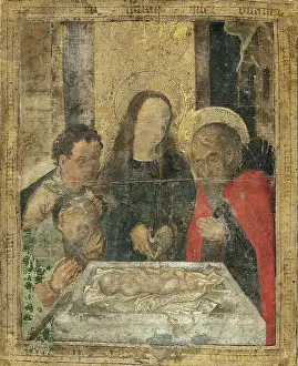 Devotion Prints: The Adoration of the Shepherds, c1480-1500. Creator: Dutch Master
