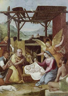 Adoring Prints: The Adoration of the Shepherds, c1550 (?). Creator: Cremona