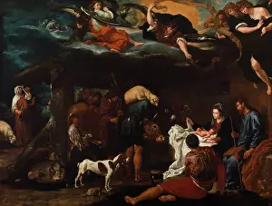Holy Night Prints: The Adoration of the Shepherds, c1617. Creator: Castello, Vicent (1585-1636)