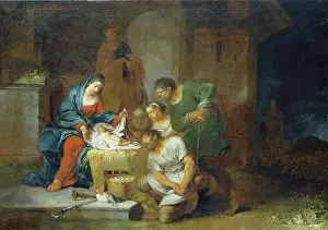 Gift Prints: The Adoration of the Shepherds, c1765. Creator: Januarius Zick