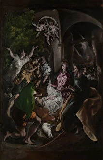 Dominico Gallery: The Adoration of the Shepherds, ca. 1605-10. Creator: El Greco