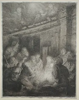 Adoration of the Shepherds. Creator: Alphonse Legros (French, 1837-1911)