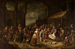 Bethlehem Prints: The Adoration of the Shepherds. Creator: Gillis van Tilborgh the Younger