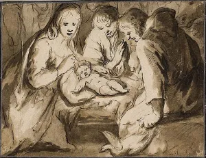 Manger Prints: Adoration of the Shepherds, n.d. Creator: Jan Muller